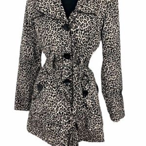 Charlotte Russe Leopard Print Jacket
